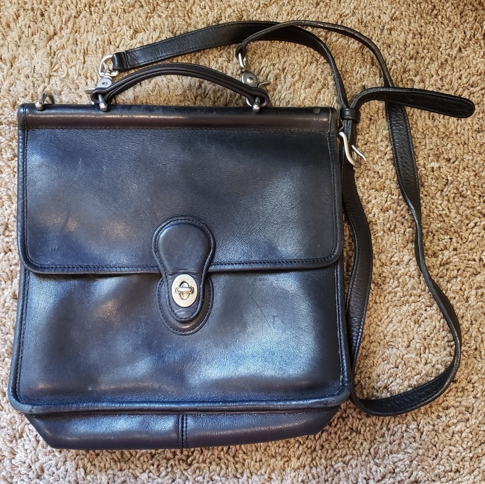 Vintage Black Coach Purse